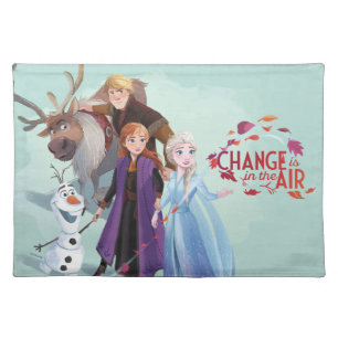Frozen 2: Anna, Elsa & Friends   Change Cloth Placemat