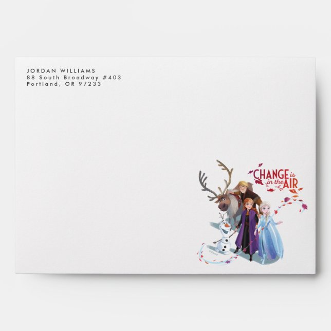 Frozen 2: Anna, Elsa & Friends | Change Envelope (Front)