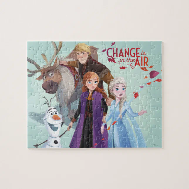 Frozen 2 Anna, Elsa & Friends Change Jigsaw Puzzle Zazzle