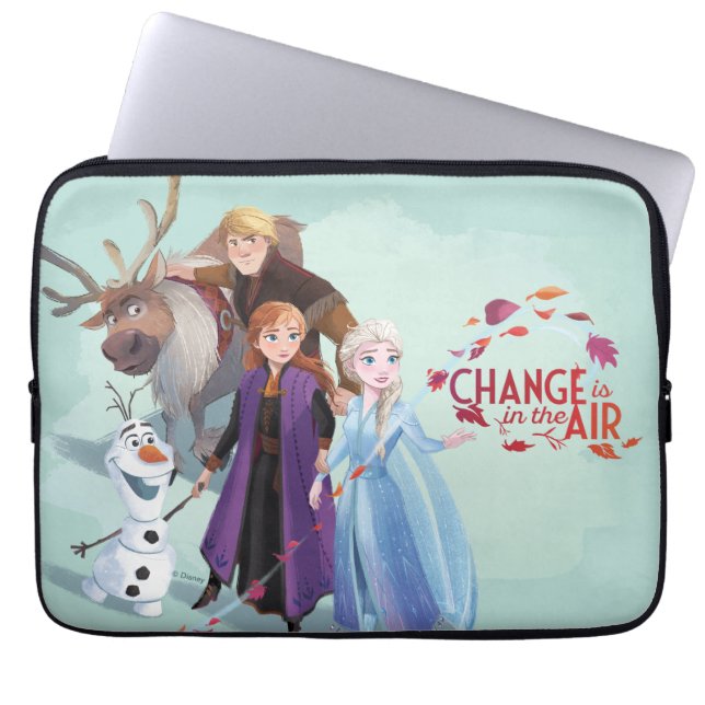 Frozen 2: Anna, Elsa & Friends | Change Laptop Sleeve (Front)