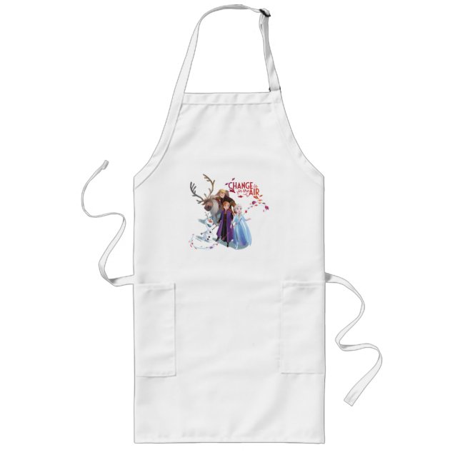 Frozen 2: Anna, Elsa & Friends | Change Long Apron (Front)