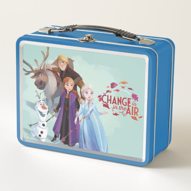 Frozen 2: Anna, Elsa & Friends | Change Metal Lunch Box (Front)