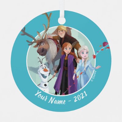 Frozen 2: Anna, Elsa &amp; Friends | Change Metal Ornament