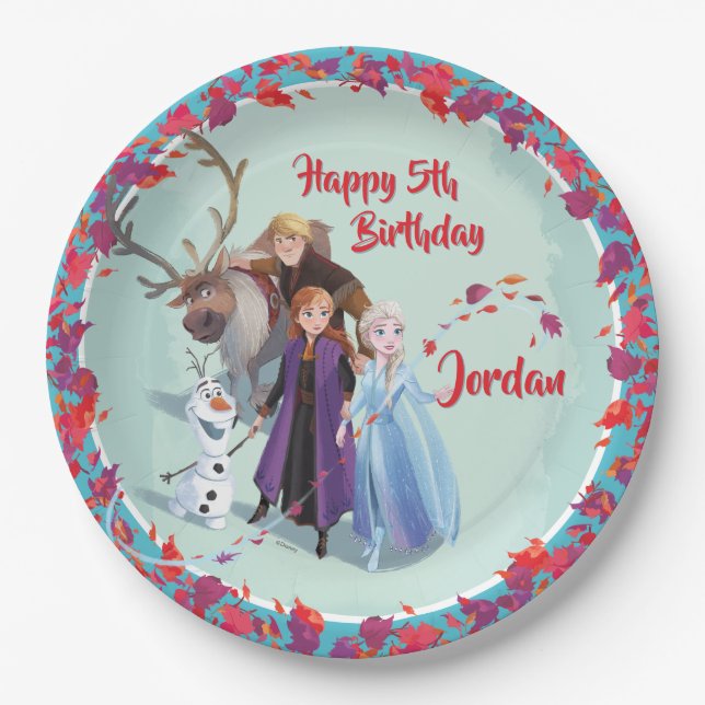 Frozen 2: Anna, Elsa & Friends | Change Paper Plates (Front)