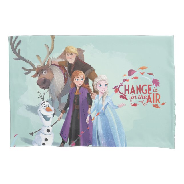 Frozen 2: Anna, Elsa & Friends | Change Pillow Case (Front)