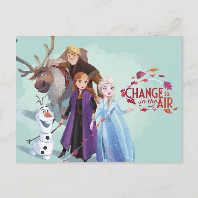 Frozen 2: Anna, Elsa & Friends | Change Postcard (Front)