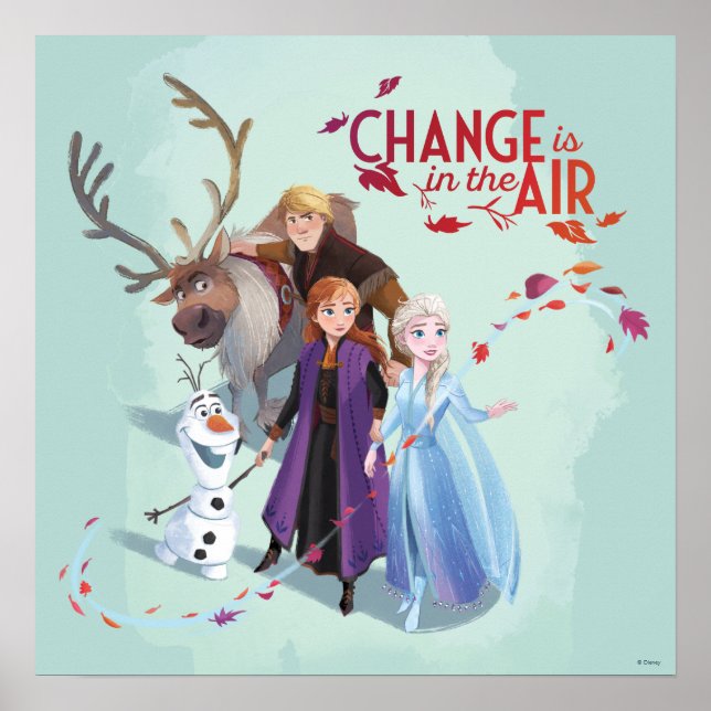 Frozen 2: Anna, Elsa & Friends | Change Poster (Front)