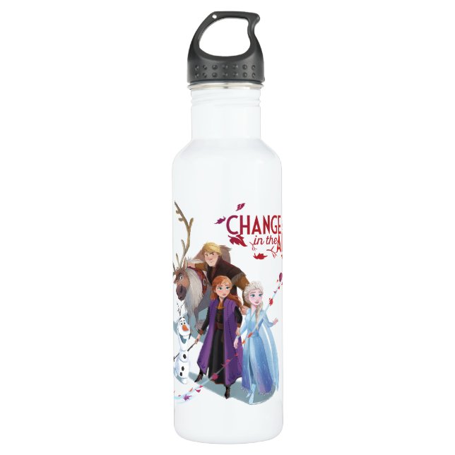Frozen 2: Anna, Elsa & Friends | Change Stainless Steel Water Bottle (Front)