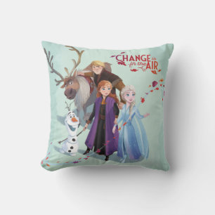 Frozen 2: Anna, Elsa & Friends   Change Throw Pillow