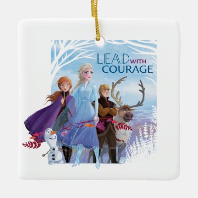 Frozen 2: Anna, Elsa, &amp; Friends | Courage Ceramic Ornament