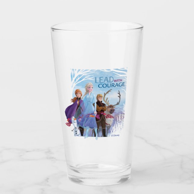 Frozen 2: Anna, Elsa, & Friends | Courage Glass (Front)
