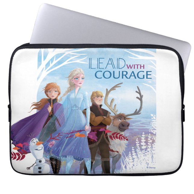 Frozen 2: Anna, Elsa, & Friends | Courage Laptop Sleeve (Front)