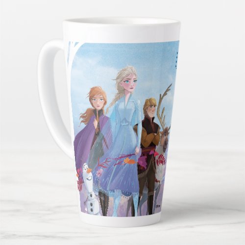 Frozen 2 Anna Elsa  Friends  Courage Latte Mug