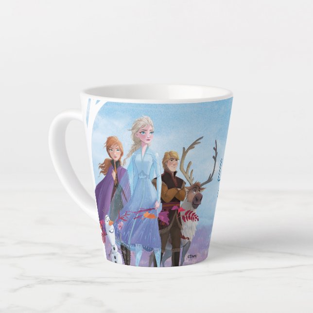 Frozen 2: Anna, Elsa, & Friends | Courage Latte Mug (Left Angle)