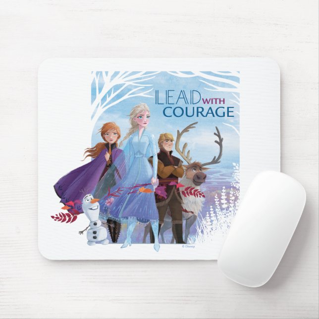 Frozen 2: Anna, Elsa, & Friends | Courage Mouse Pad (With Mouse)
