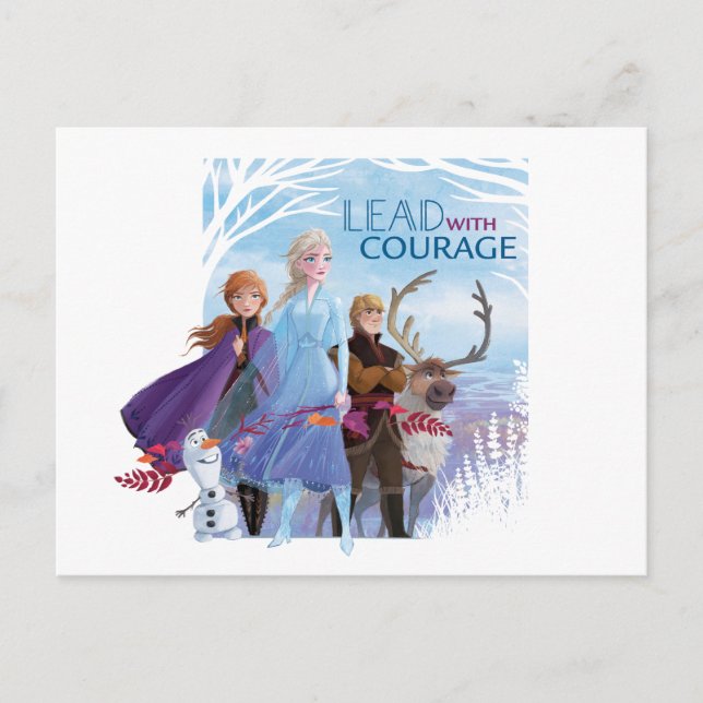 Frozen 2: Anna, Elsa, & Friends | Courage Postcard (Front)