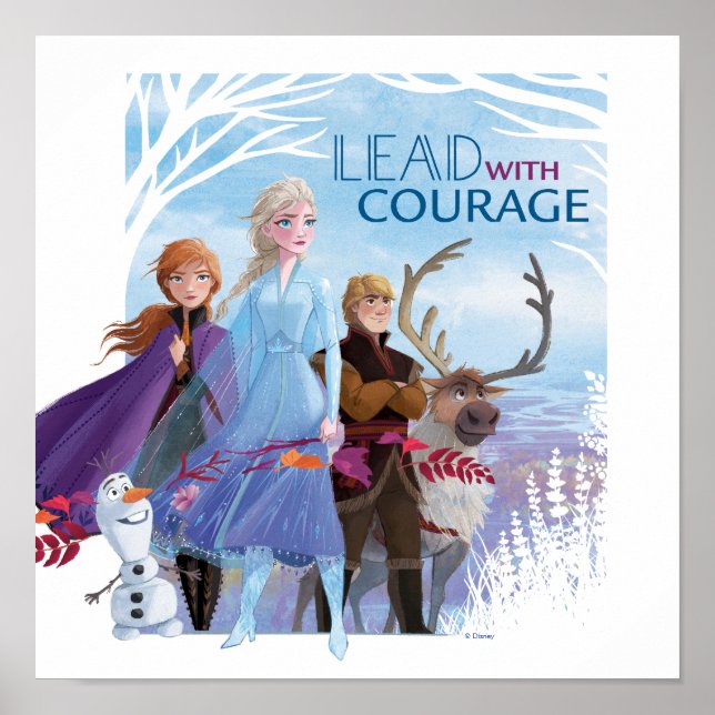Frozen 2: Anna, Elsa, & Friends | Courage Poster (Front)
