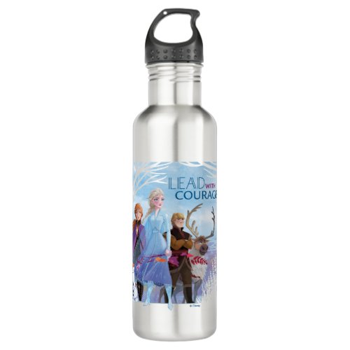 Frozen 2 Anna Elsa  Friends  Courage Stainless Steel Water Bottle