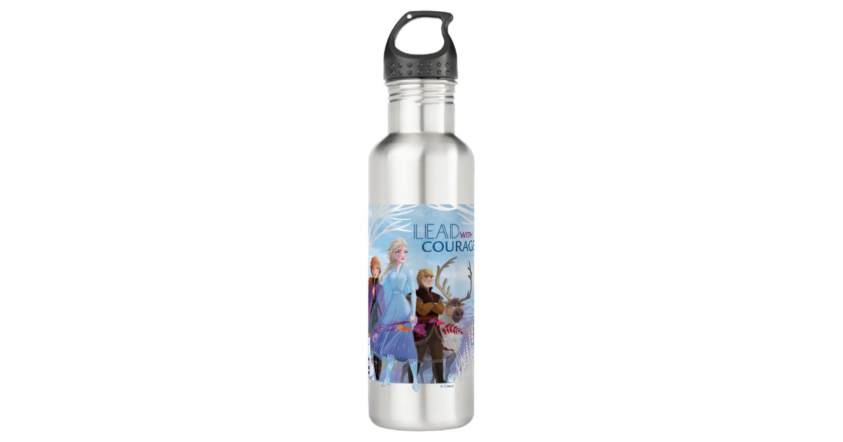 Disney Frozen 2 Kids Water Drinking Bottle, Made of Plastic, Leak