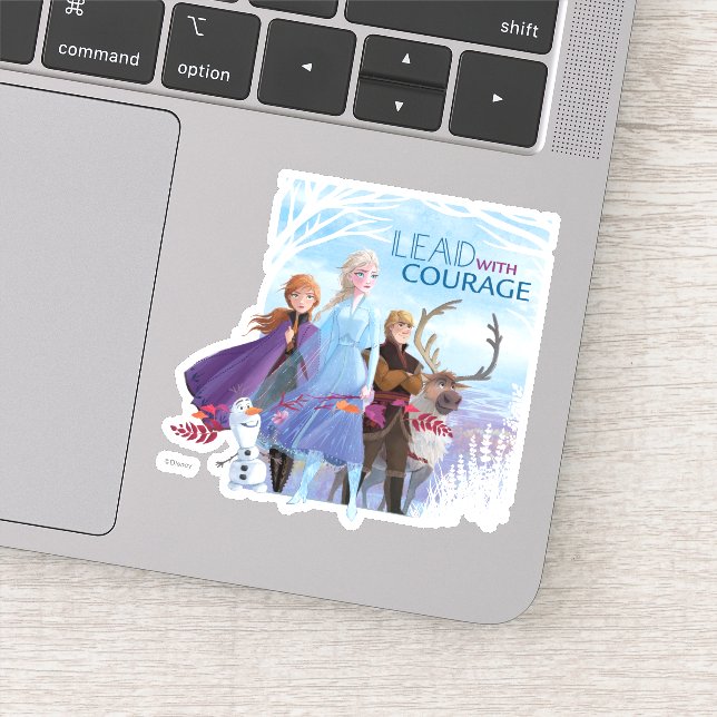 Frozen 2: Anna, Elsa, & Friends | Courage Sticker (Detail)