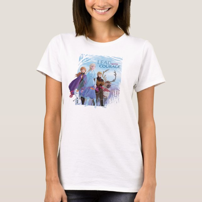 Frozen 2: Anna, Elsa, & Friends | Courage T-Shirt (Front)
