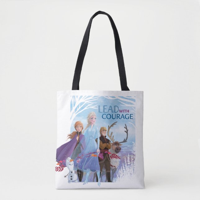Frozen 2: Anna, Elsa, & Friends | Courage Tote Bag (Front)