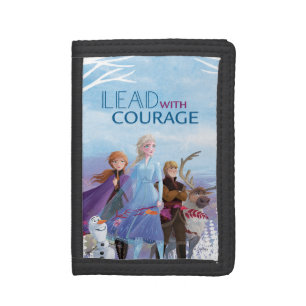 Frozen 2: Anna, Elsa, & Friends Courage Tri-fold Wallet