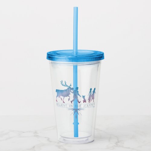 Frozen 2 Anna Elsa  Friends  The Journey Acrylic Tumbler