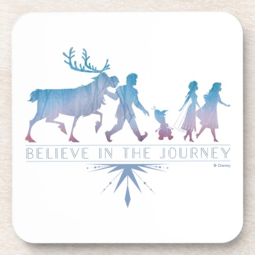 Frozen 2 Anna Elsa  Friends  The Journey Beverage Coaster