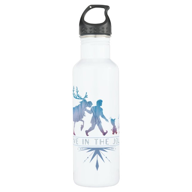 Frozen 2: Anna, Elsa & Friends | The Journey Stainless Steel Water Bottle (Front)