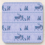 Frozen 2: Anna, Elsa, &amp; Friends Winter Pattern Beverage Coaster