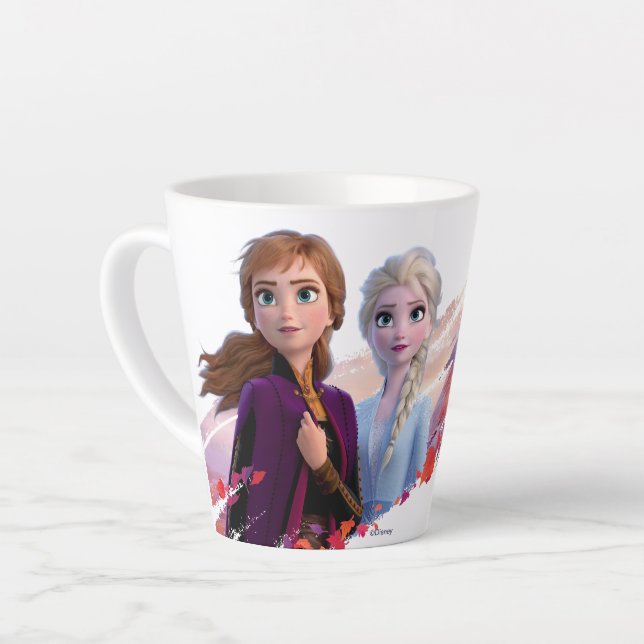 Frozen 2: Anna & Elsa | My Destiny's Calling Latte Mug (Left Angle)