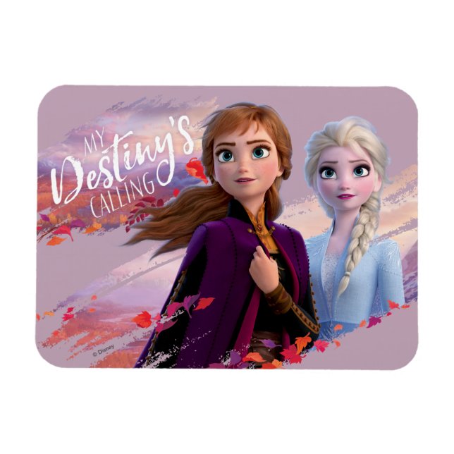 Frozen 2: Anna & Elsa | My Destiny's Calling Magnet (Horizontal)