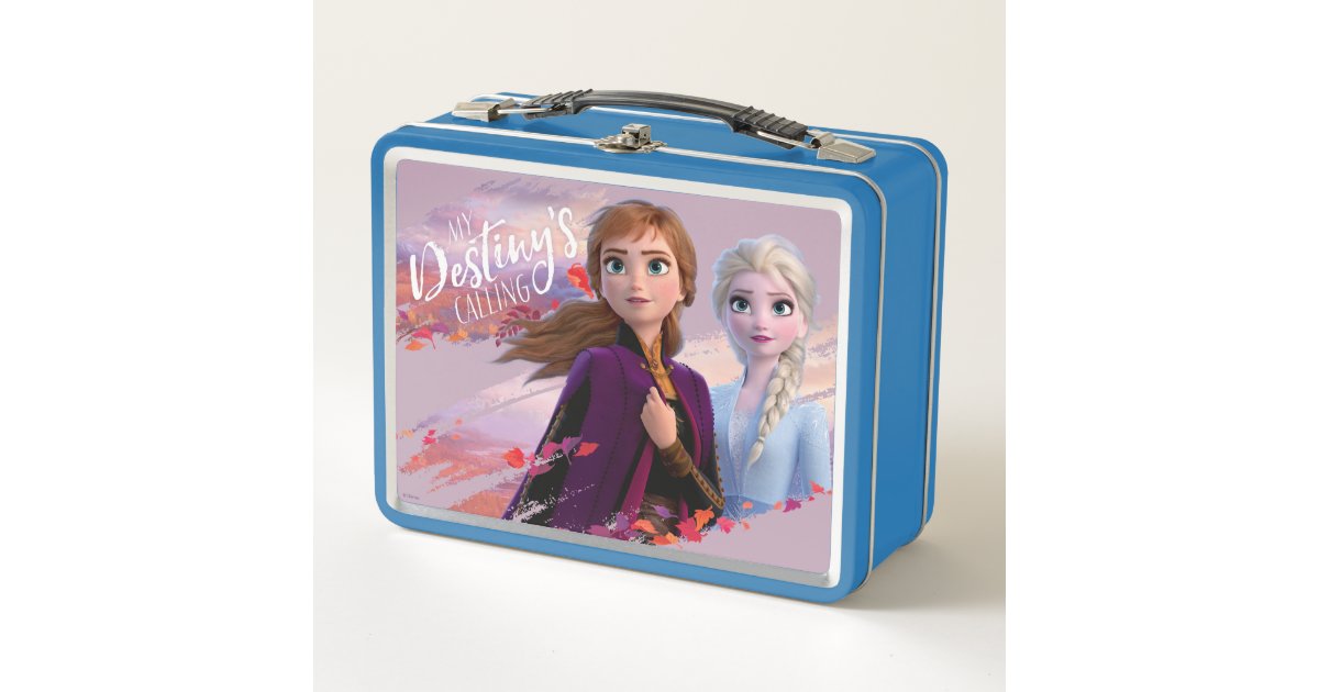 Frozen 2 Anna Elsa My Destiny S Calling Metal Lunch Box