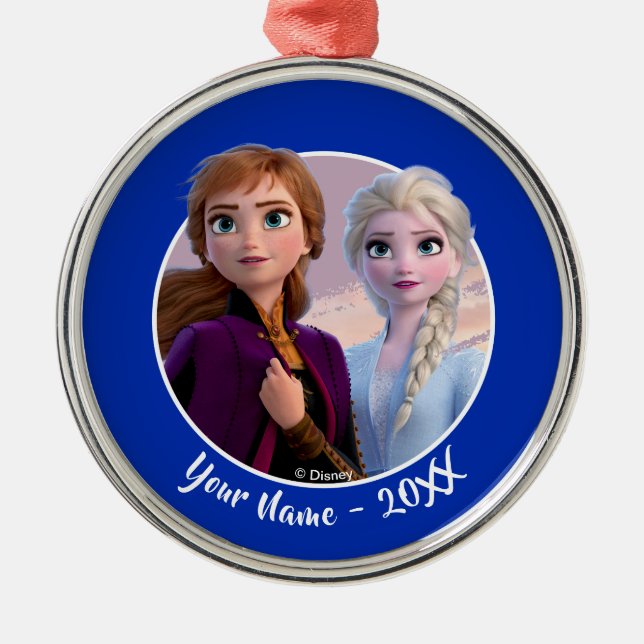 Frozen 2: Anna & Elsa | My Destiny's Calling Metal Ornament (Front)