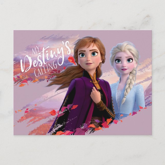 Frozen 2: Anna & Elsa | My Destiny's Calling Postcard (Front)