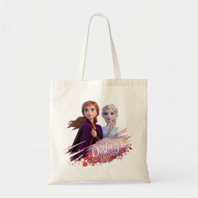 Frozen 2: Anna & Elsa | My Destiny's Calling Tote Bag (Front)