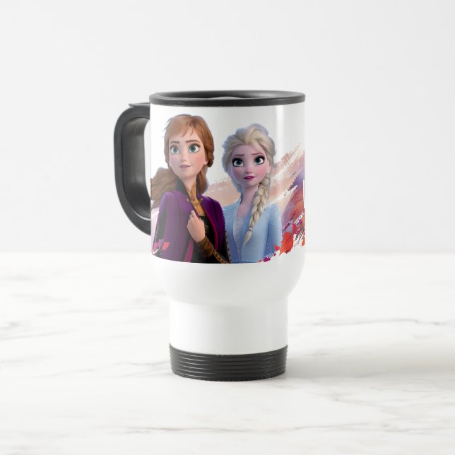 Frozen 2: Anna & Elsa | My Destiny's Calling Travel Mug (Front Left)