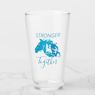 Frozen 2: Anna, Elsa, & Nokk Watercolor Graphic Glass