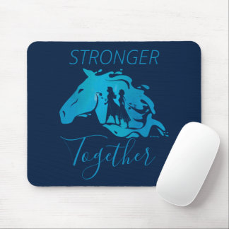 Frozen 2: Anna, Elsa, & Nokk Watercolor Graphic Mouse Pad