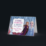 Frozen 2 - Anna, Elsa & Olaf Birthday Girl Card<br><div class="desc">Celebrate a special Frozen-themed birthday with this enchanting birthday girl card featuring Anna, Elsa, and Olaf! Inspired by Frozen 2, this beautifully designed card showcases the beloved characters in a whimsical winter scene with soft blues, purples, and delicate snowflakes. Personalize it with a custom message to make the birthday girl...</div>