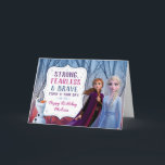 Frozen 2 - Anna, Elsa & Olaf Birthday Girl Card<br><div class="desc">Celebrate a special Frozen-themed birthday with this enchanting birthday girl card featuring Anna, Elsa, and Olaf! Inspired by Frozen 2, this beautifully designed card showcases the beloved characters in a whimsical winter scene with soft blues, purples, and delicate snowflakes. Personalize it with a custom message to make the birthday girl...</div>