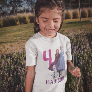 Frozen 2 - Anna, Elsa & Olaf Birthday Girl T-Shirt