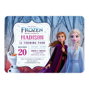 Frozen 2 Anna Elsa Olaf Birthday Party Invitation - roblox invitation roblox birthday party roblox birthday invitation diy invitation gaming invite pdf instant download