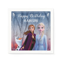 Frozen 2 - Anna, Elsa & Olaf Birthday Party Napkins