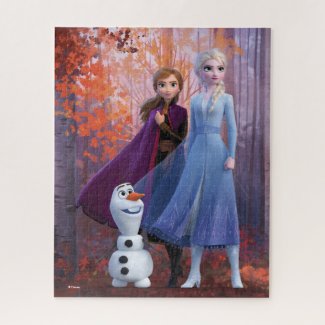 Frozen 2 | Anna, Elsa & Olaf Jigsaw Puzzle
