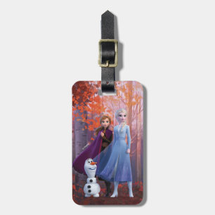 Frozen 2 Anna, Elsa & Olaf Luggage Tag