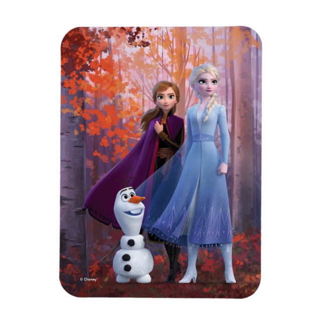 Frozen 2 | Anna, Elsa & Olaf Magnet (Vertical)