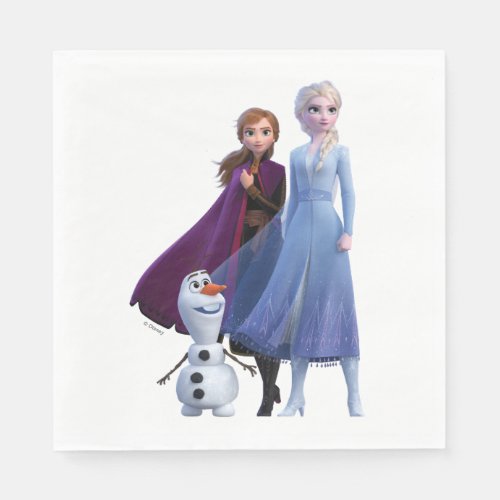 Frozen 2  Anna Elsa  Olaf Napkins