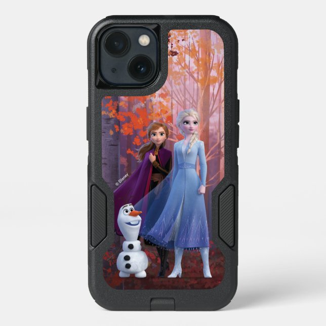 Frozen 2 | Anna, Elsa & Olaf Otterbox iPhone Case (Back)